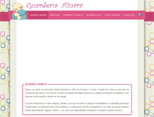 Tablet Screenshot of guarderiaainara.com